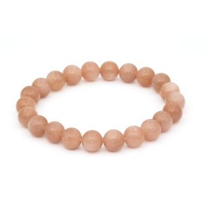 Persikomånstenen armband 8mm