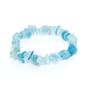 Akvamarin armband chips