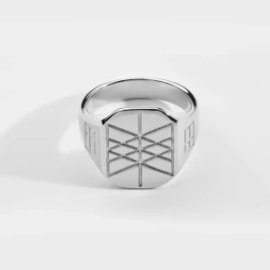 WEB OF WYRD SIGNET RING (SØLV)