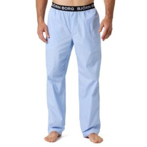 Björn Borg Core Woven Logo Pyjama Pants Ljusblå bomull Small Herr