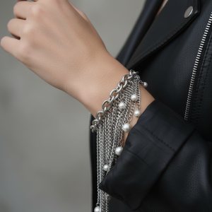 Messy Bracelet Silverfärgat