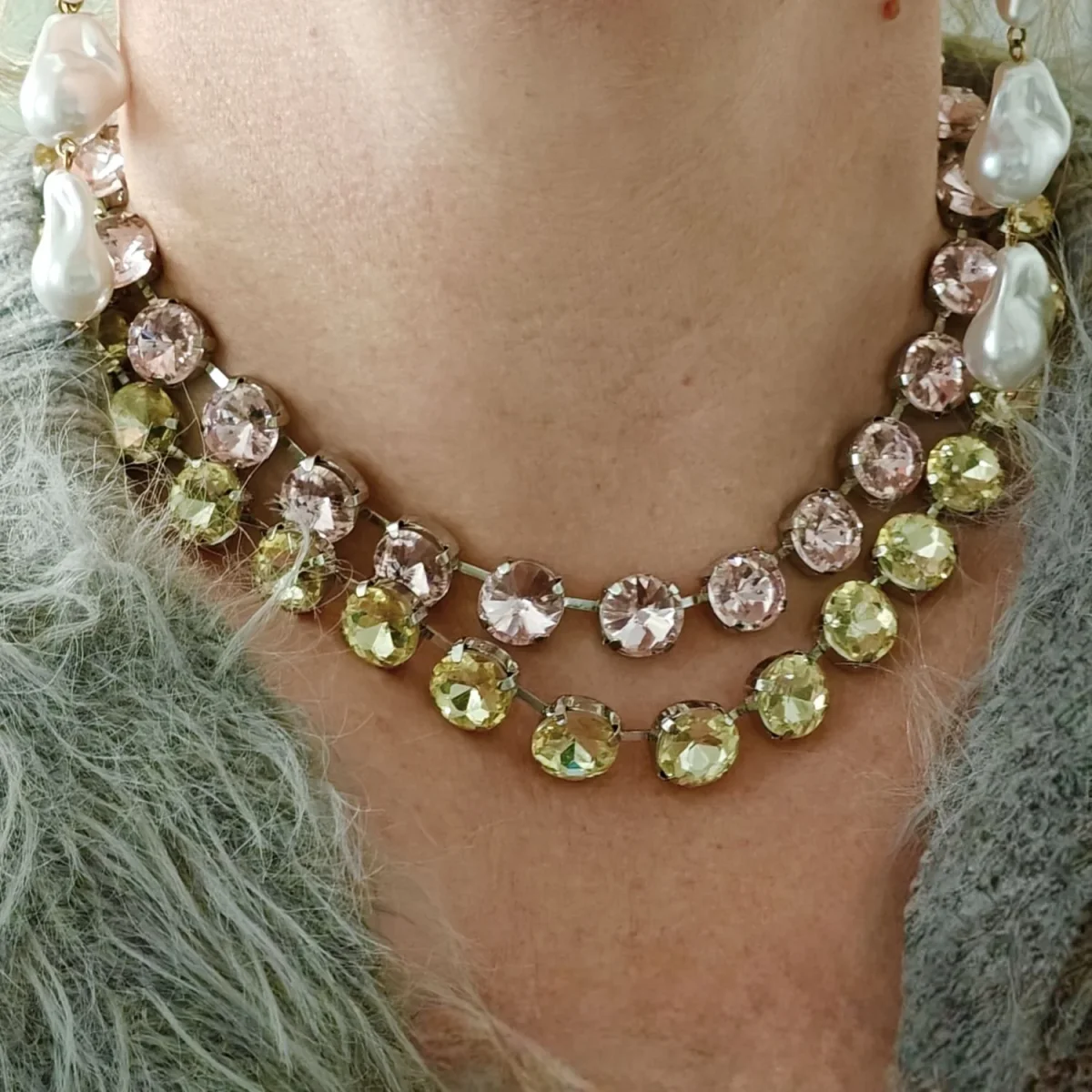 Anna W ROSA - halsband - Bild 3