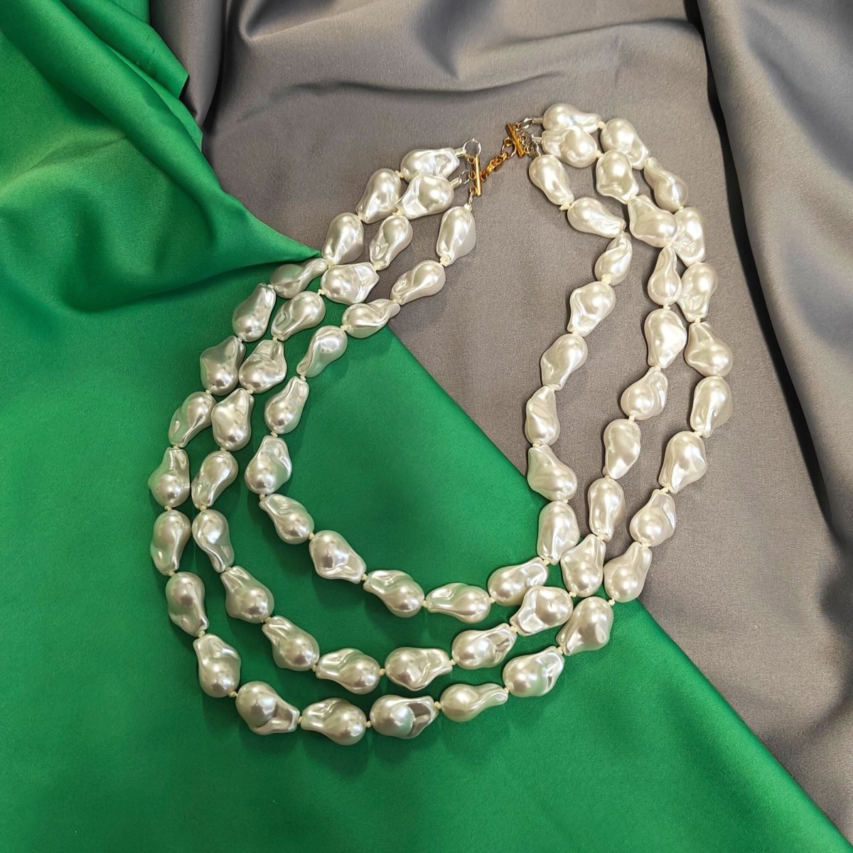 Cascading Pearls - halsband - Bild 3