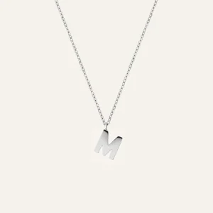 Petite Plain Letter Necklace