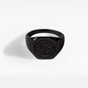 Vegvisir Signature - Svart ring