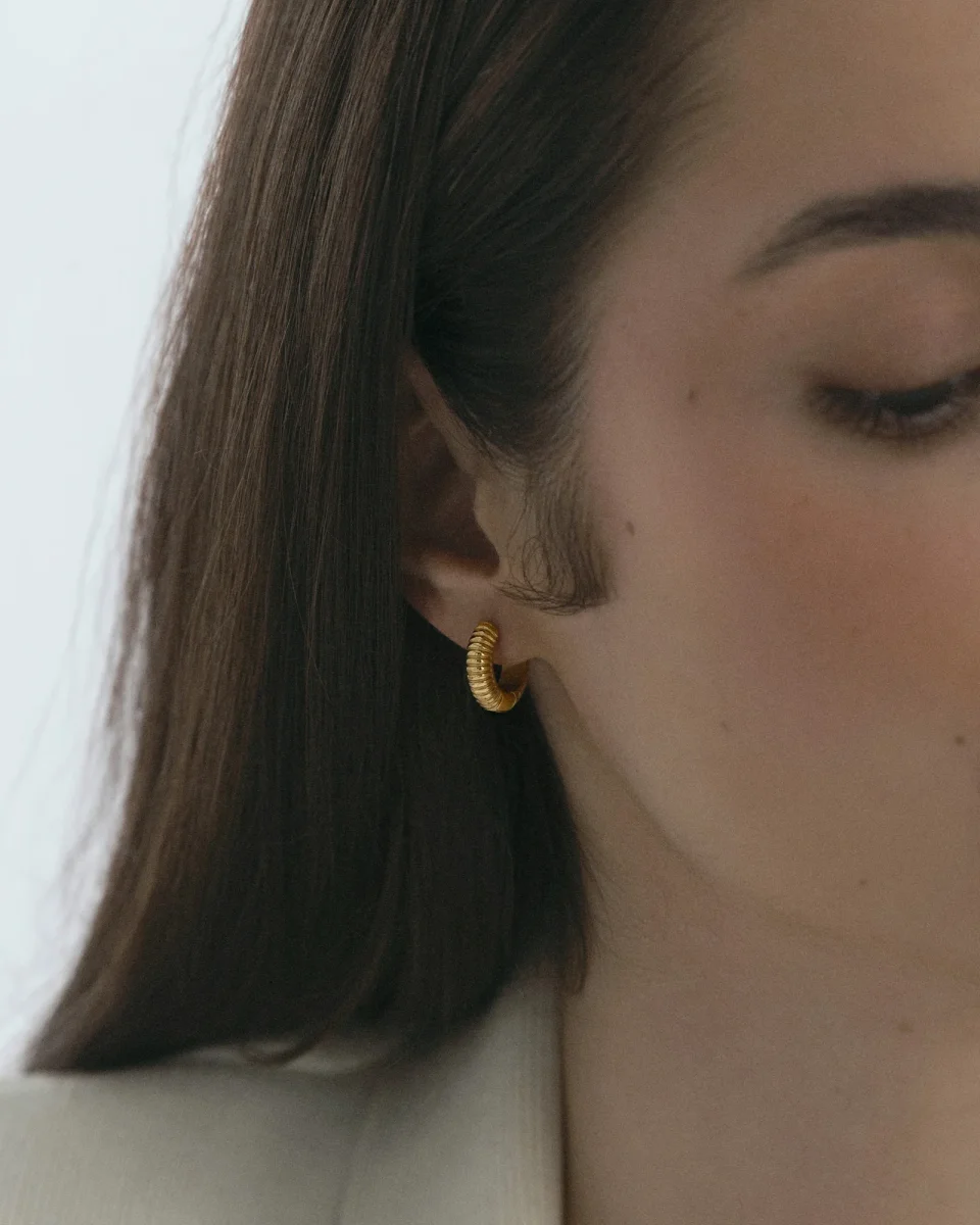 Ribbed Hoops Medium - Bild 4
