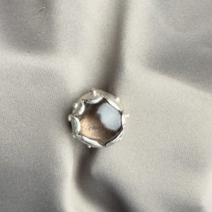 Chunky silverring med svart stjärnsafir– Odd Moon R211