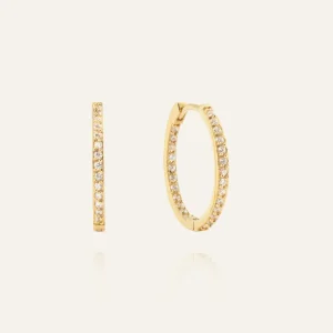 Sparkle Large Hoops