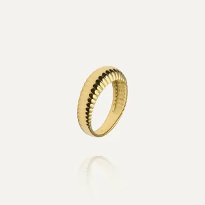 Retro Ribbed Ring