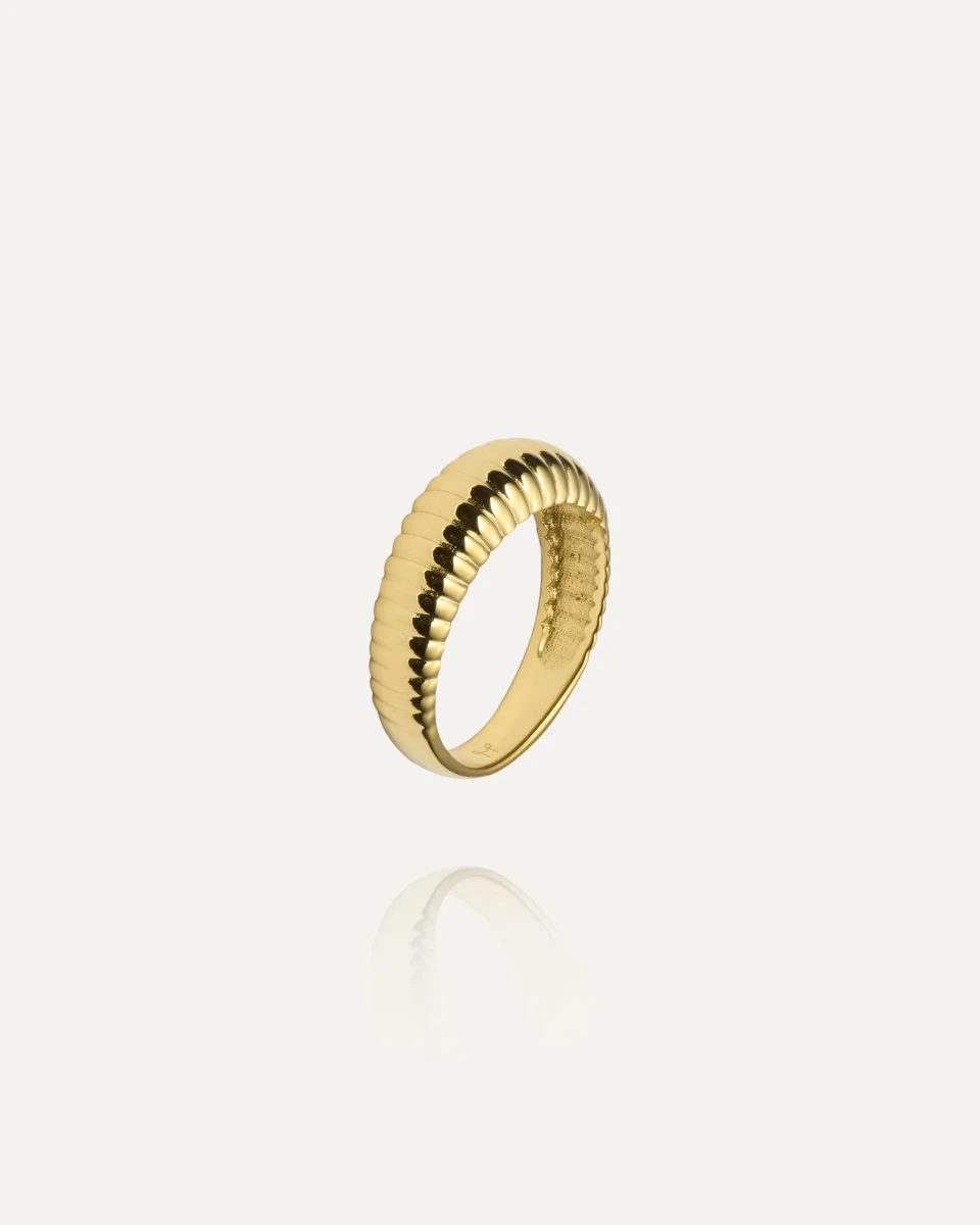 Retro Ribbed Ring - Bild 2