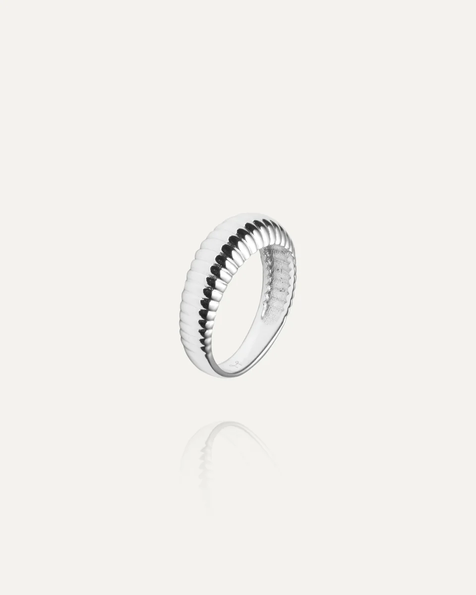 Retro Ribbed Ring - Bild 2